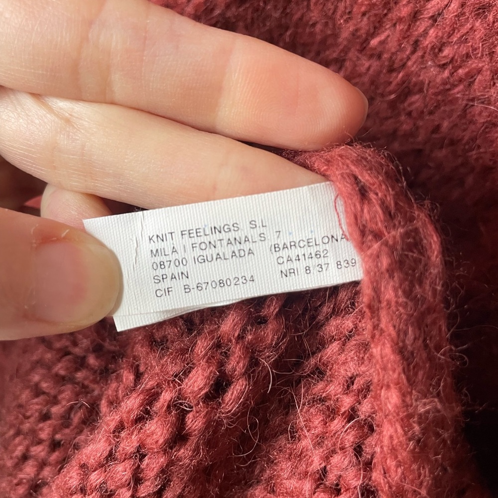 Sita Murt Alpaca Blend oversized Cardigan Sweater Duster button cozy soft girl - Picture 7 of 16